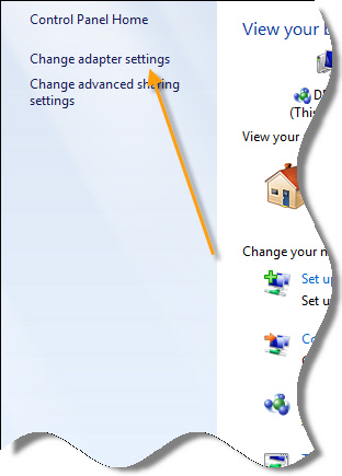Change Adapter Settings