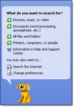 Windows Classic Search