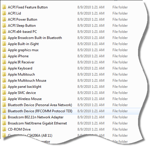 Driver Backup folder selection