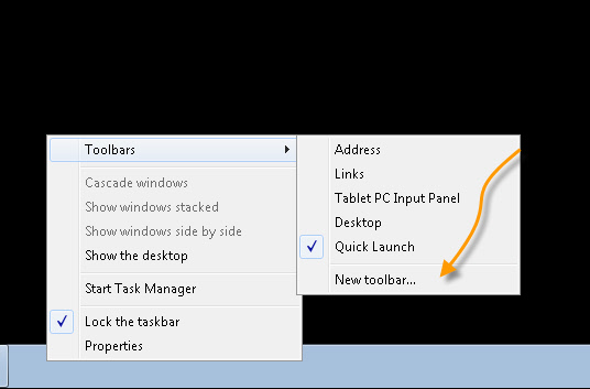 New Tool Bar
