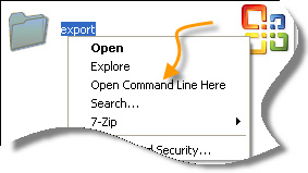 Open Command Line Here XP